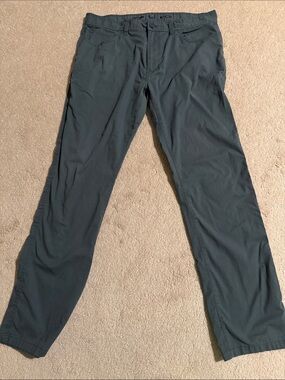 Prana Men's Teal Straight-Leg Chinos